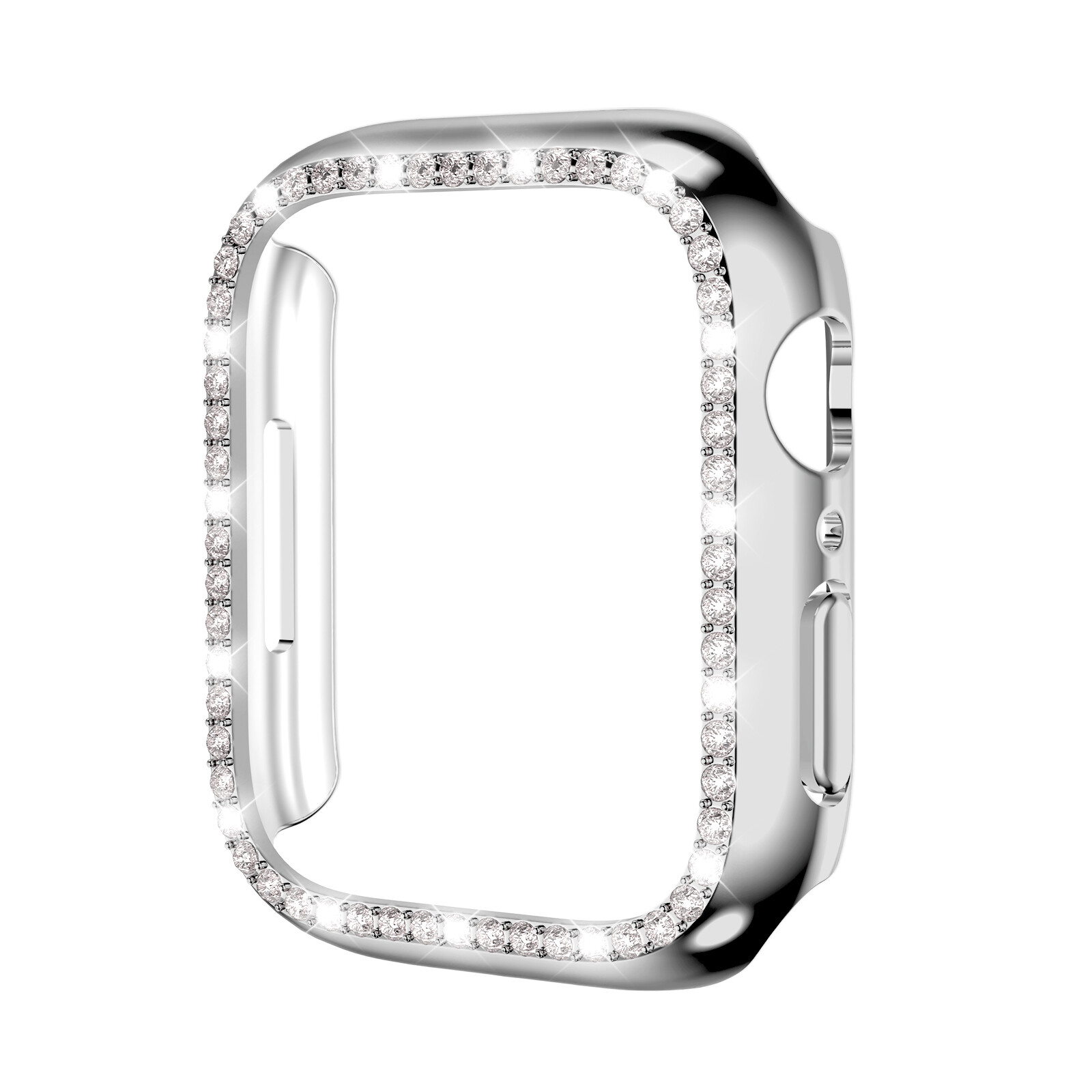 KNY Apple Watch 7 41 MM in Kenar Tal Renkli Gard Kapak