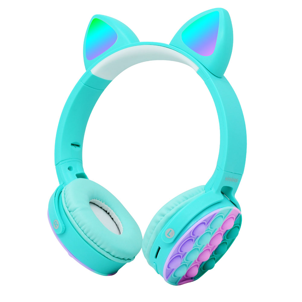 KNY CXT-950 RGB Kedi Kulaklı Kulak Üstü Bluetoothlu Kulaklık