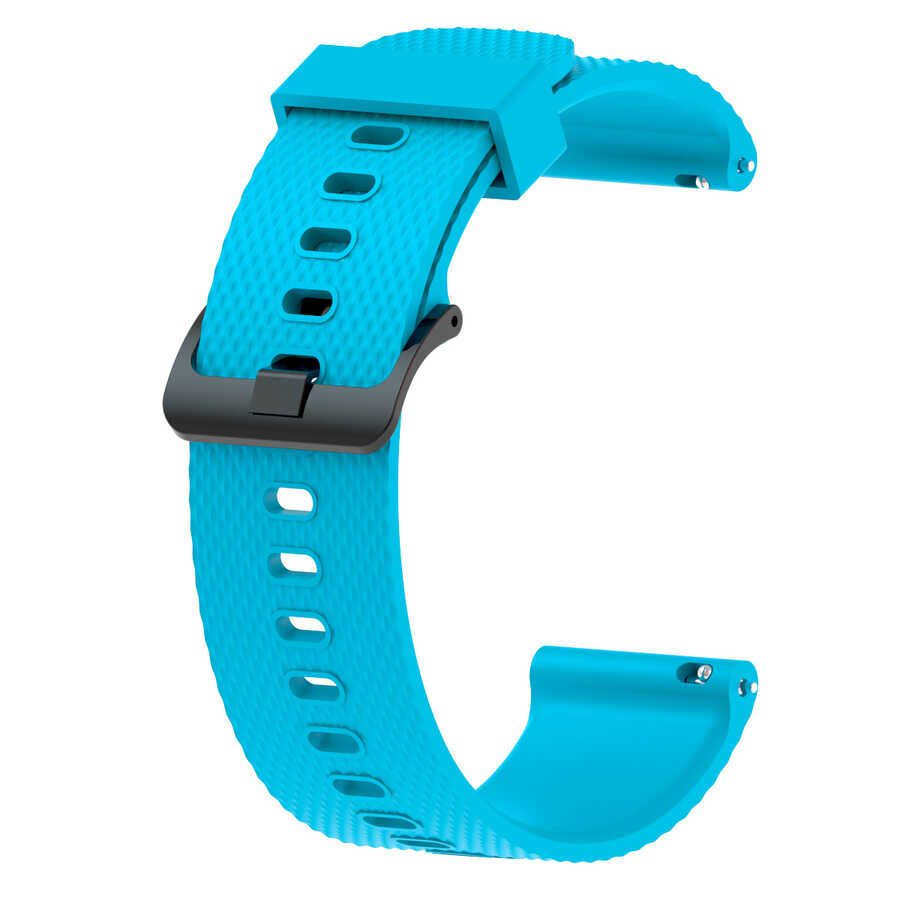 KNY Ferrucci Smart Watch 19S 20 MM in Bakla Model Ayarlanabilir Renkli Silikon Kay-Kordon KRD-46