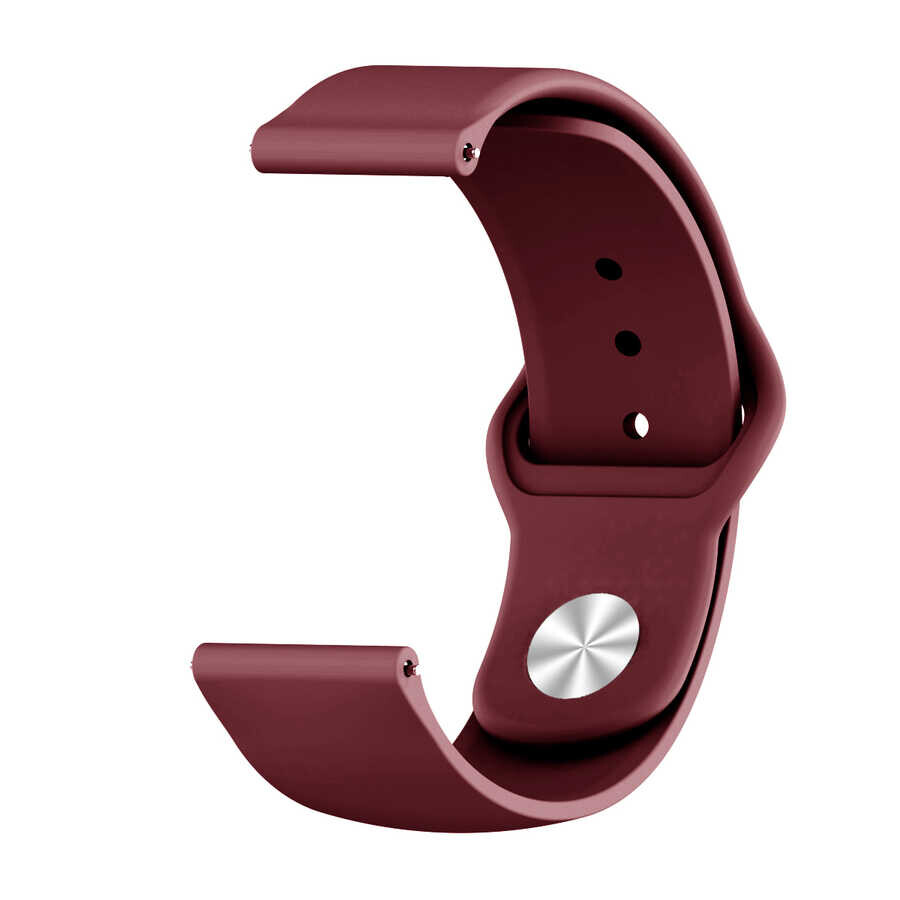 KNY Ferrucci Smart Watch 19S 20 MM in Klasik Model Ayarlanabilir 7 Kademeli Silikon Kay-Kordon KRD-11