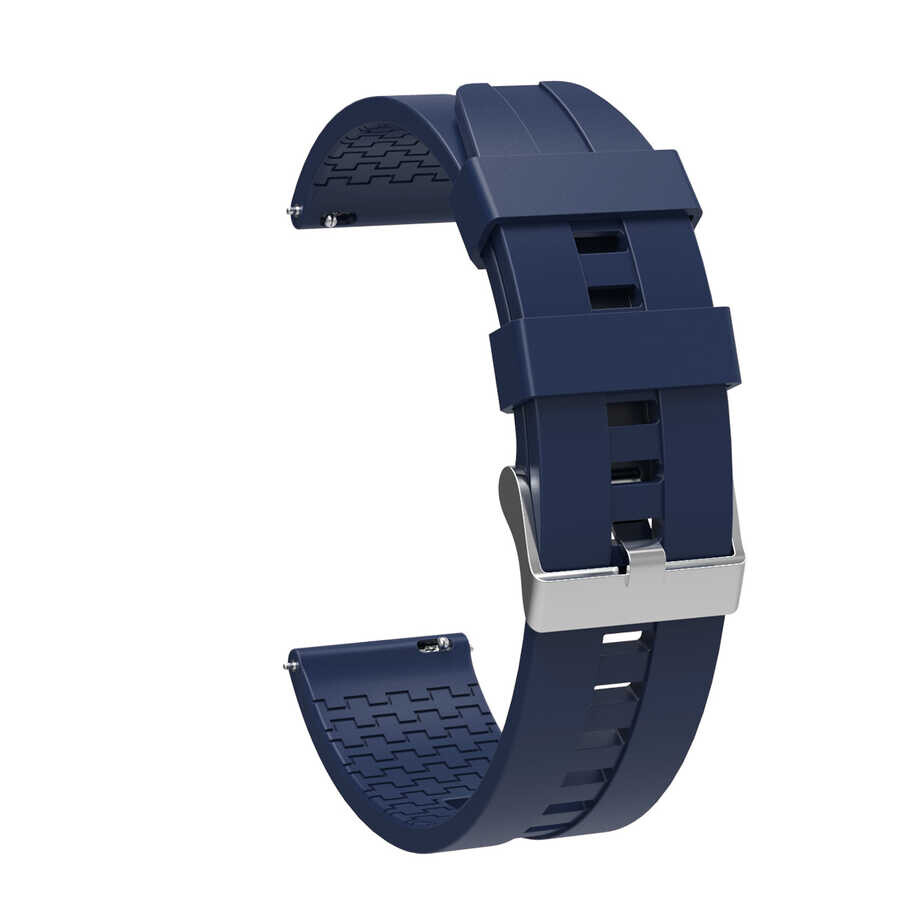 KNY Ferrucci Smart Watch 19S 20 MM in Klasik Model Ayarlanabilir Renkli  Silikon Kay-Kordon KRD-23