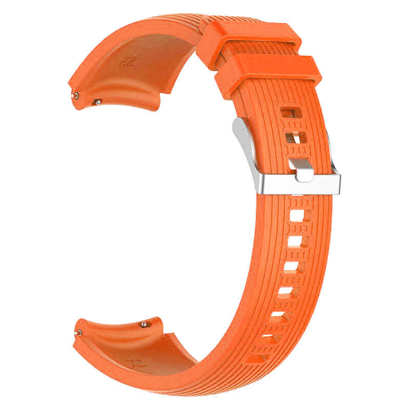 KNY General Mobile GM Watch in 22 MM izgili Desenli Ayarlanabilir Renkli Slikon Kay-Kordon KRD-18