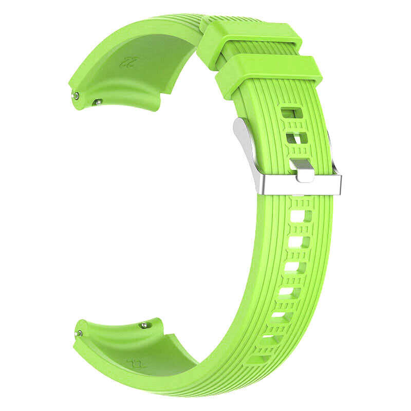 KNY General Mobile GM Watch in 22 MM izgili Desenli Ayarlanabilir Renkli Slikon Kay-Kordon KRD-18