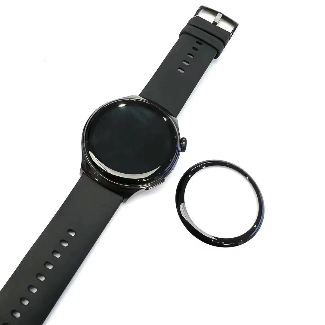 KNY Huawei Watch Watch 4 in Tam Kaplayan 5D Esnek PPM Siyah