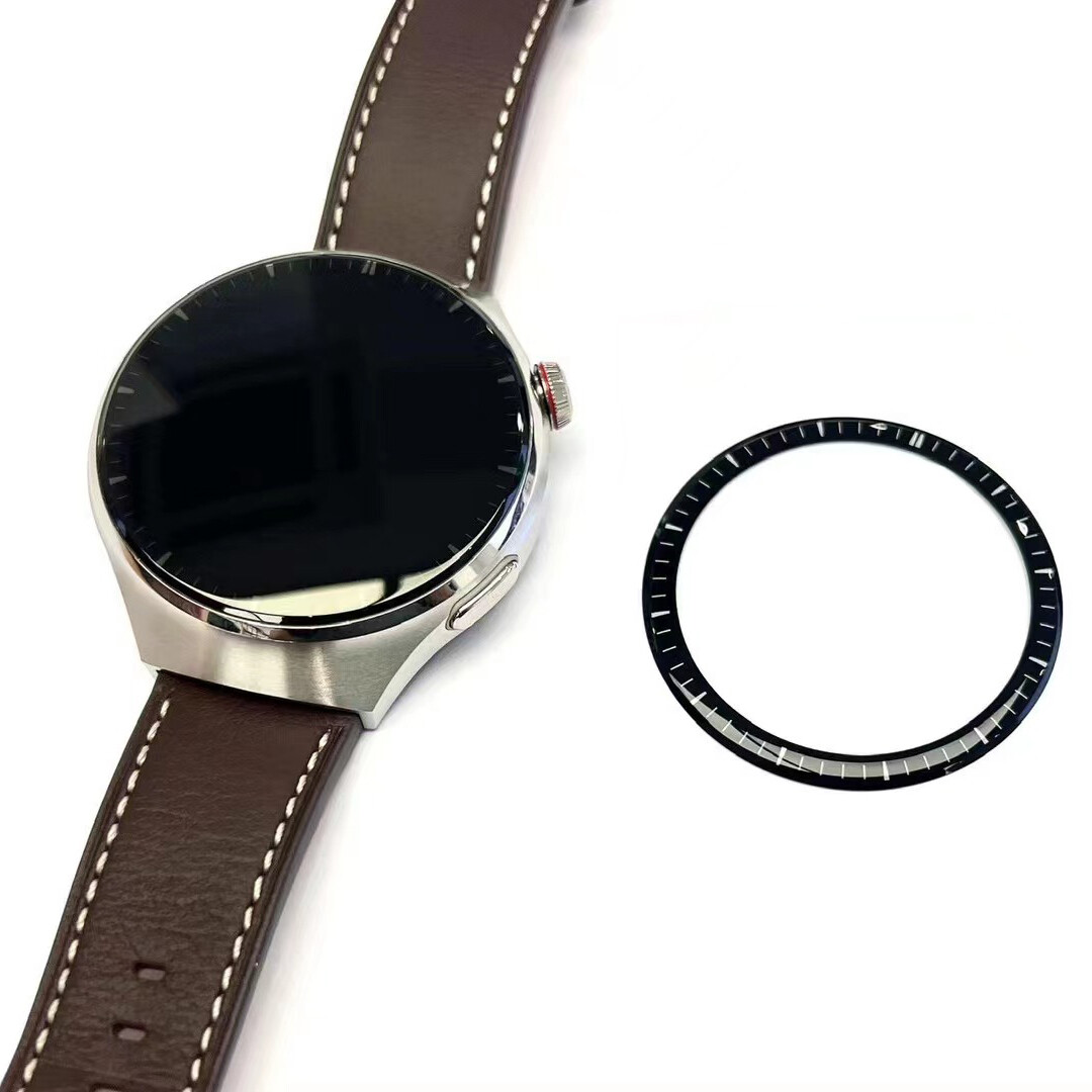KNY Huawei Watch Watch 4 Pro in Tam Kaplayan 5D Esnek PPM Siyah