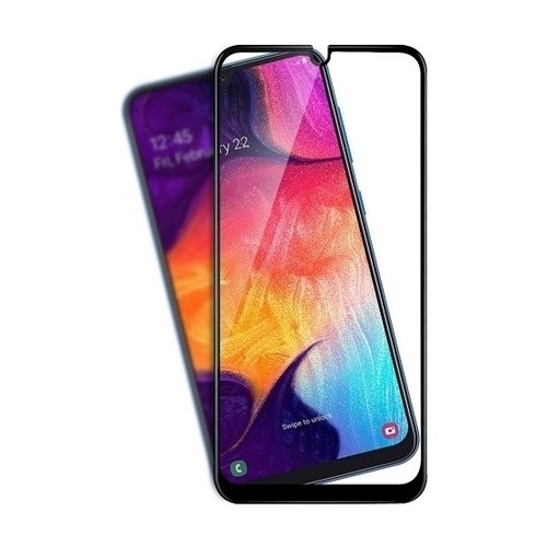 KNY Huawei Y7 Prime 2019 in Kenar Krlmaya Dayankl 5D Cam Ekran Koruyucu Siyah
