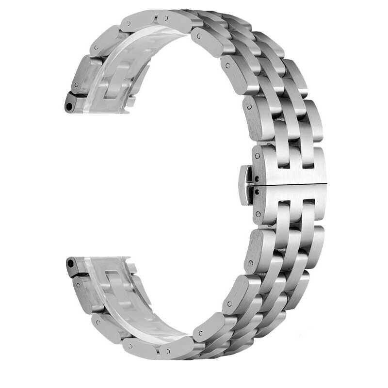 KNY Mibro Watch Lite 2 in 22 MM Zincir Desneli Ayarlanabilir Kopal Metal Kay-Kordon KRD-20