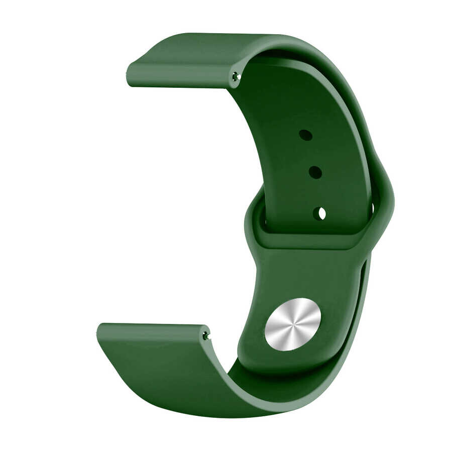 KNY Motorola Moto Watch 100 20 MM in Klasik Model Ayarlanabilir 7 Kademeli Silikon Kay-Kordon KRD-11