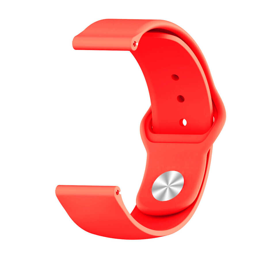 KNY Nubia Red Magic Watch in 22 MM Standart Model Renkli Ayarlanabilir Silikon Kay-Kordon KRD-11