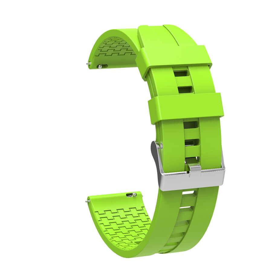 KNY Realme Watch S in 22 MM Standart Model 7 Kademeli Ayarlanabilir Renkli Silikon Kay-Kordon KRD-23