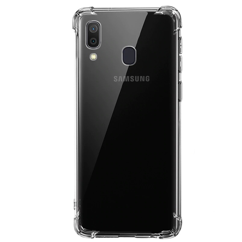 KNY Samsung Galaxy A01 Kılıf Ultra Korumalı Şeffaf Antishock Silikon