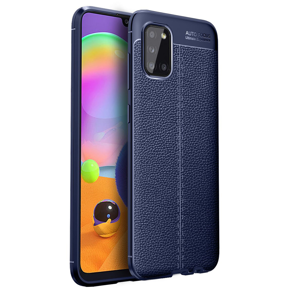 KNY Samsung Galaxy A02S Klf Deri Desenli Lux Niss Silikon