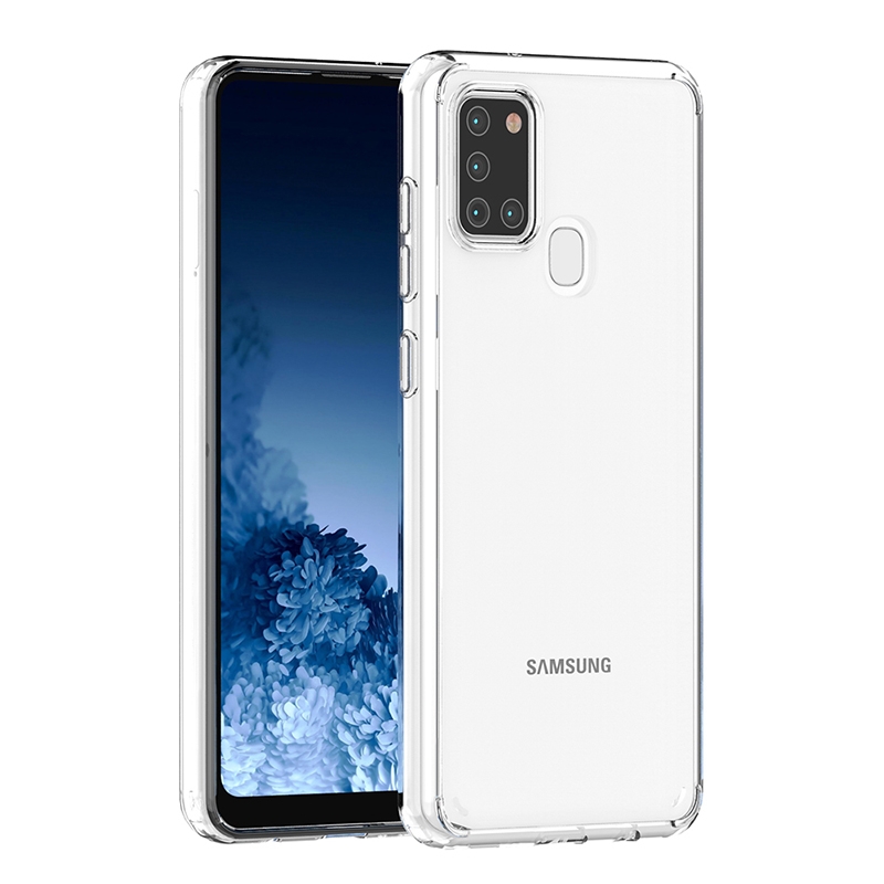 KNY Samsung Galaxy A21S Klf Kamera Korumal Ultra Koruma Coss Silikon