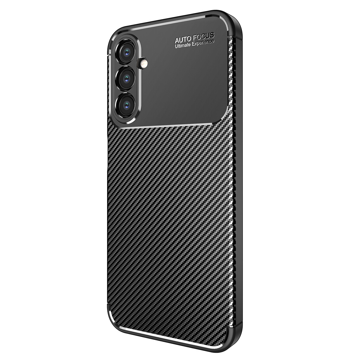KNY Samsung Galaxy A34 Kılıf Karbon Desenli Lux Negro Silikon