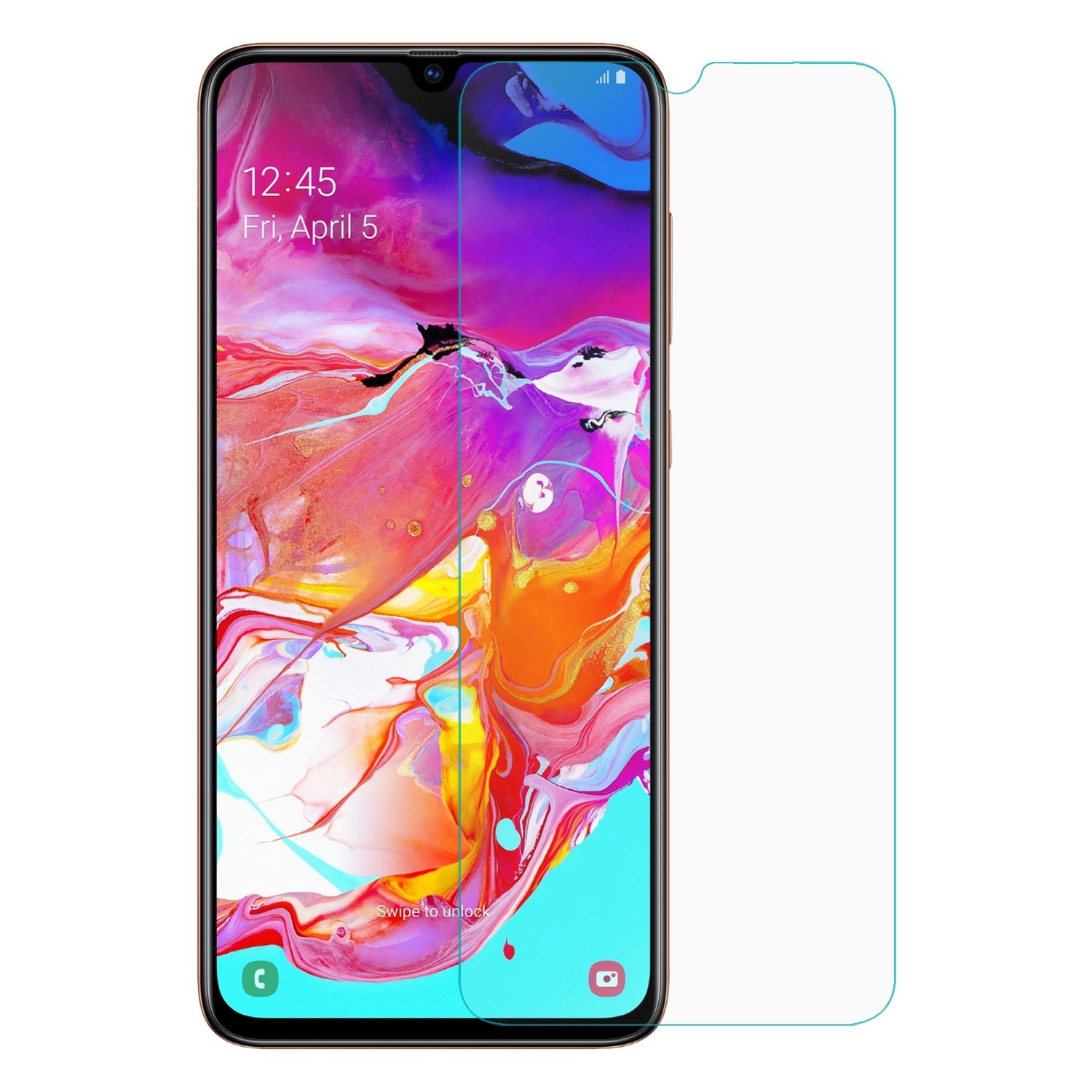 KNY Samsung Galaxy A6 2018 in Nano Cam Ekran Koruyucu effaf