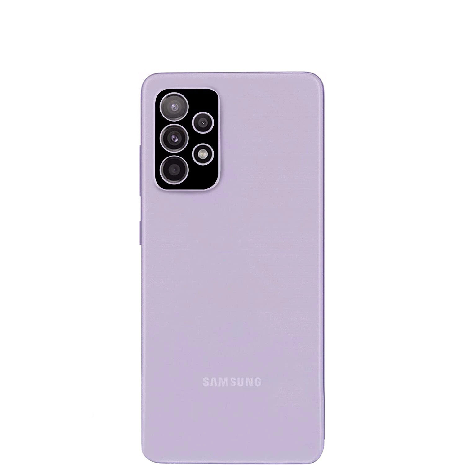 KNY Samsung Galaxy A72 in Full Yapan 3D Kamera Cam Koruyucusu Siyah