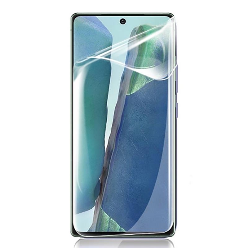 KNY Samsung Galaxy Note 20 in Full Yapan TPU Sper Pet Ekran Koruyucu Siyah
