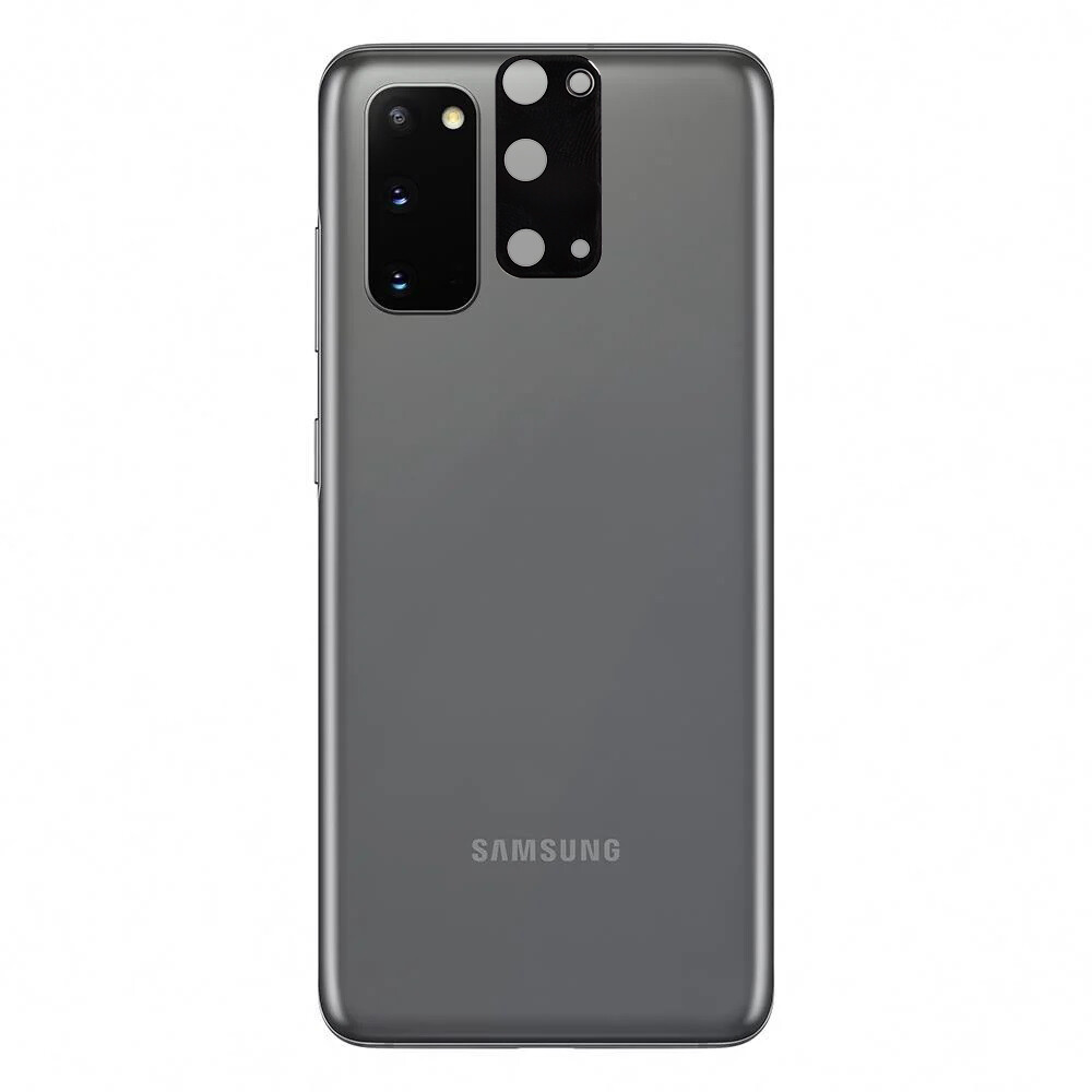 KNY Samsung Galaxy S20 İçin Full Yapışan 3D Kamera Cam Koruyucusu Siyah