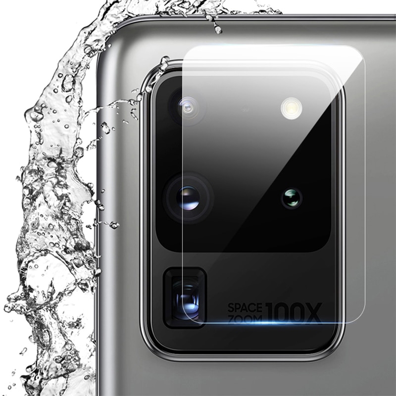 KNY Samsung Galaxy S20 Ultra İçin Kamera Koruma Nano Cam Ekran Koruyucu Şeffaf