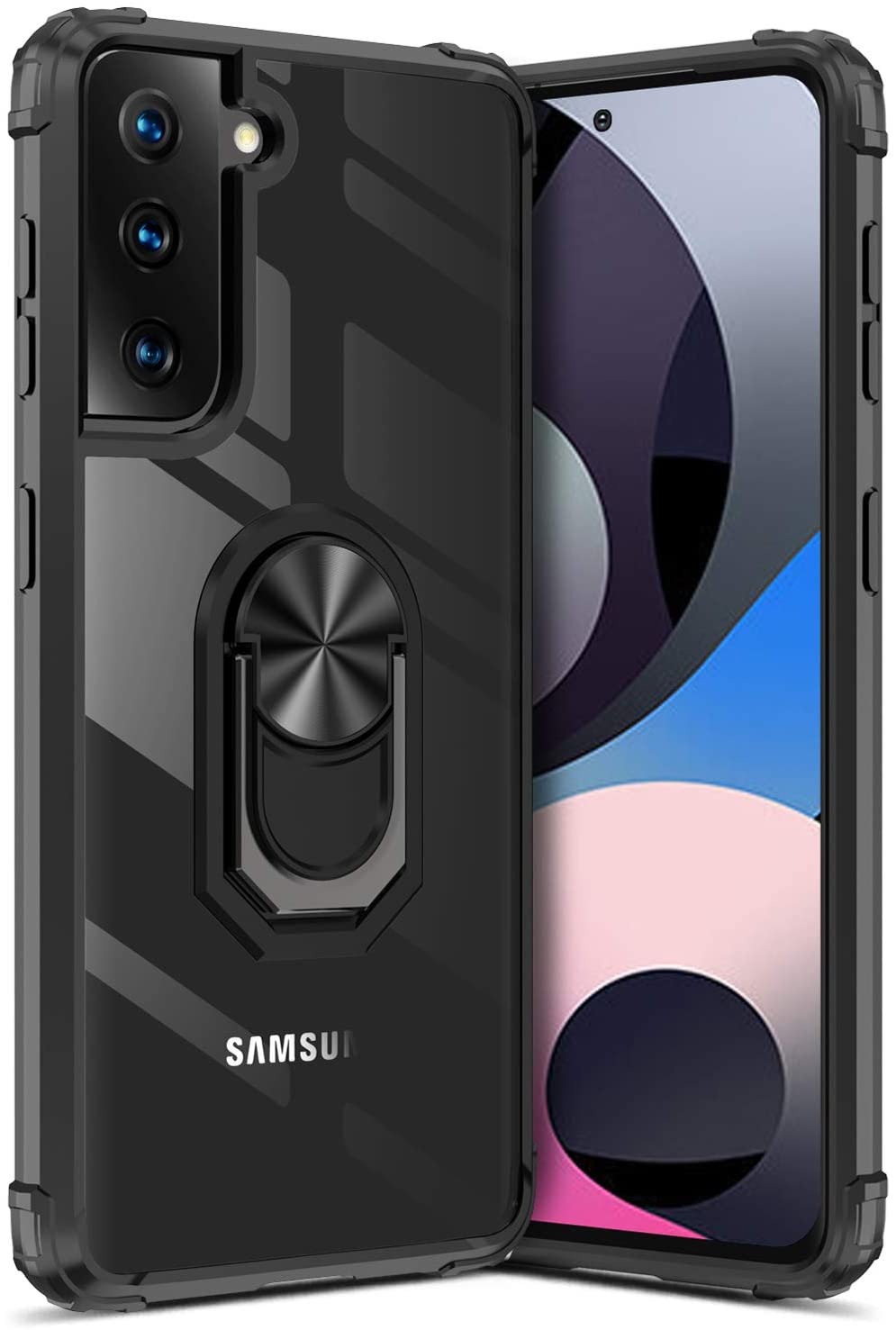 KNY Samsung Galaxy S21 Plus Klf Yzkl Manyetik effaf Mola Kapak