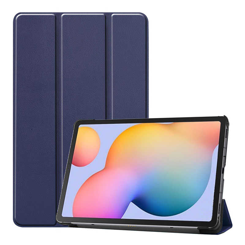 KNY Samsung Galaxy Tab S9 Plus SM-X810 Klf Arkas effaf Standl Uyku Modlu Smart Cover