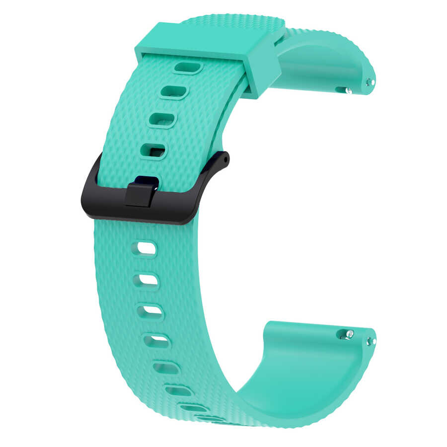 KNY Tecno Watch 2 20 MM in Bakla Model Ayarlanabilir Renkli Silikon Kay-Kordon KRD-46