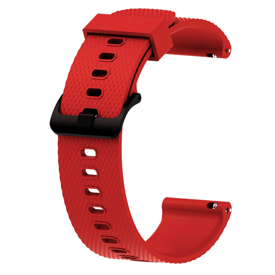 KNY Tecno Watch 2 20 MM in Bakla Model Ayarlanabilir Renkli Silikon Kay-Kordon KRD-46