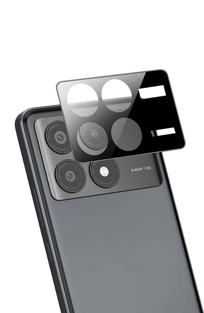 KNY Xiaomi Poco X6 Pro in 3D Tam Kaplayan Kamera Koruyucu Cam Koruma