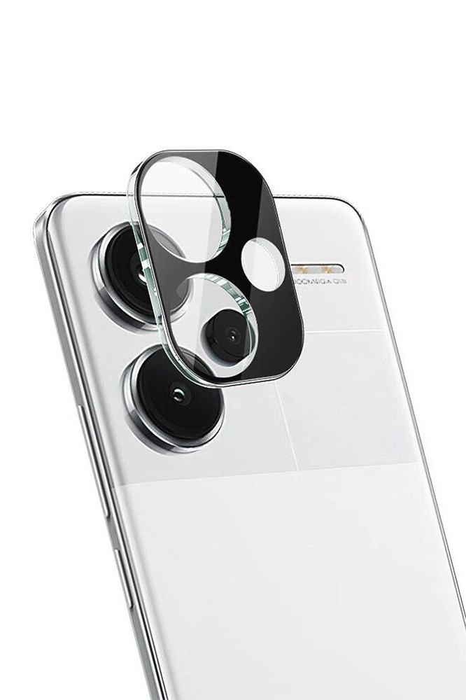 KNY Xiaomi Redmi Note 13 Pro Plus 5G in 3D Tam Kaplayan Kamera Koruyucu Cam Koruma