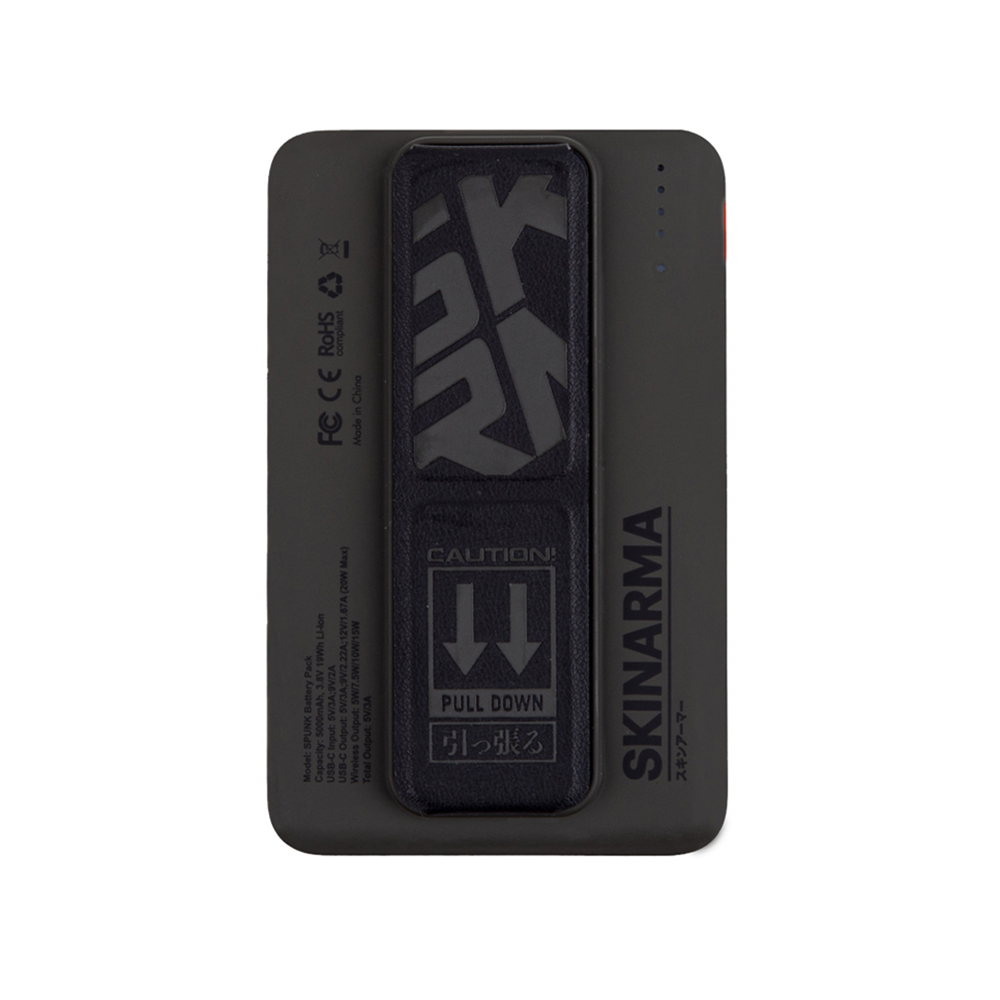 SkinArma Spunk Tanabilir Wireless arj ve PD Hzl arj zellikli Powerbank 15W 5000mAh