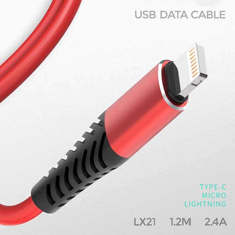 Xipin LX21 Lightning Usb Cable 1.2 M